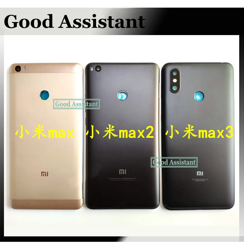 

For Xiaomi Mi Max 1 / MAX 2 / Max 3 Battery Back Cover Rear Cover Housing Door With Camera Glass Spare Parts Repair