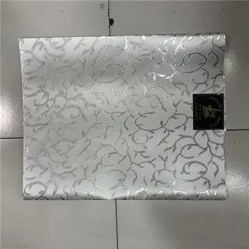 

silver fabric african sego headtie 2018 high quality nigerian gele headtie women wraps fabric 2piece/set