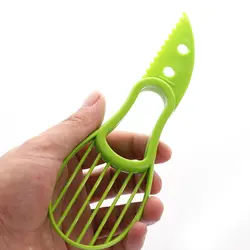 3 в 1 авокадо Slicer карите масло инструмент для нарезания фруктов целлюлозно сепаратор пластик ножи кухонная утварь для овощей