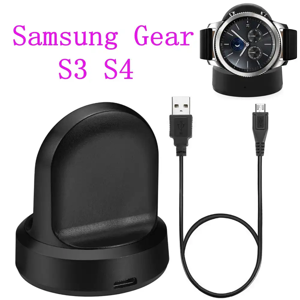 Samsung Disli S3 S 3 Sinir Sm R770 Sm R760 Sm R765 S4 Sarj Aleti Pedi Dok Istasyonu Akilli Saat Kablosuz Qi Sarj Standi Montaj Akilli Aksesuarlar Aliexpress