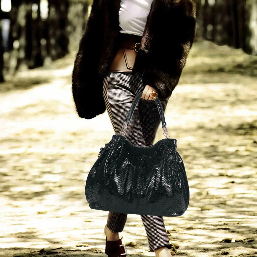 

Messenger Bags 2019 New Fahsion Soft Leather Shoulder Bag Multi-Function Large Hand Bag Women