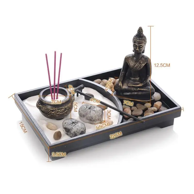 Buy Buddha Resin Sand Fragrance Candle Holder Retro