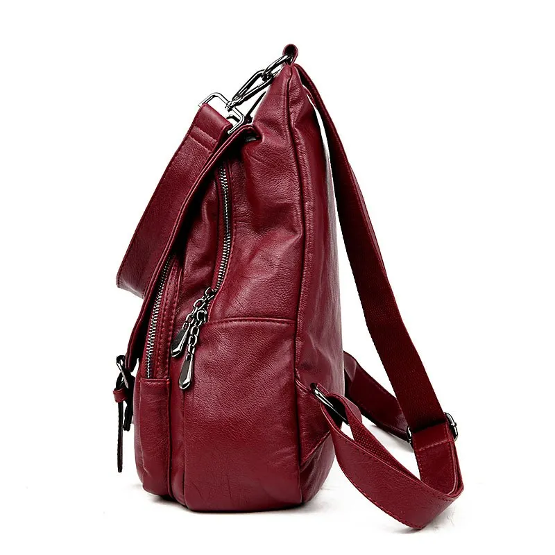 Las mujeres Bolsos De Mujer de cuero de viaje bolsa de hombro Mochila de alta calidad de las mujeres de la Universidad viento la escuela Mochila bolsa chica Mochila Las mujeres Bolsos De Mujer de cuero de viaje bolsa de hombro Mochila de alta calidad de las mujeres de la Universidad viento la escuela Mochila bolsa chica Mochila