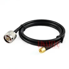 1 метр 50ohn коаксиальный RG58U SMA Male к N Мужской разъемы антенны удлинитель соединительный кабель