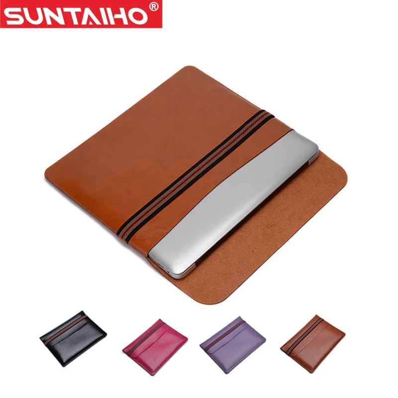 2016 Women Man Fashion PU Leather Laptop Sleeve Bag Protective Notebook Case Computer Cover for Macbook 12 air Pro 13 15 inch 2016 Women Man Fashion PU Leather Laptop Sleeve Bag Protective Notebook Case Computer Cover for Macbook 12 air Pro 13 15 inch