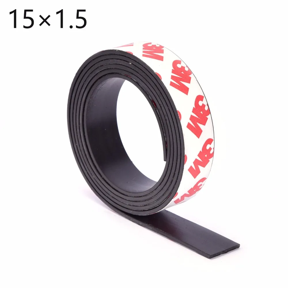 15*1.5 1 Meter self Adhesive Flexible Strip 3M Rubber