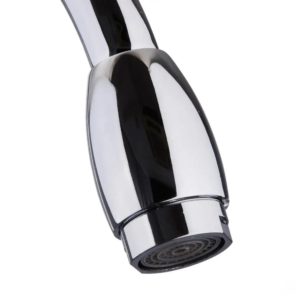 Нержавеющая сталь 360 градусов Поворотный кран смеситель горячей и холодной воды кран выдвижной кухонный кран Серебряный кран для ванной комнаты