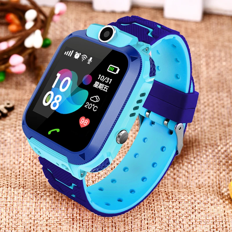 BANGWEI Kids watch Waterproof Children Watch SOS Emergency Call LBS Secure Base Station Positioning Tracking Baby Digital Watch