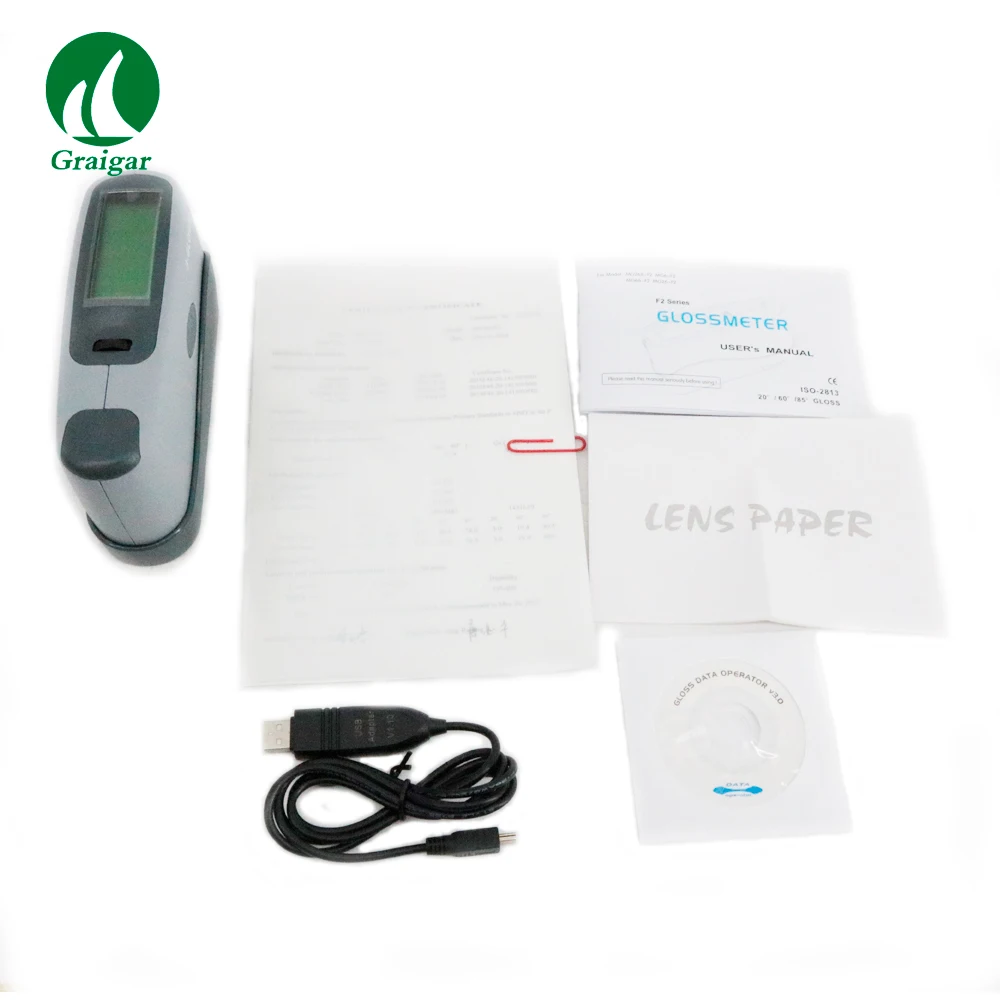 Mg268f2 Gloss Meter Multi Angle Glossmeter Reading Range Gu 0 199.9