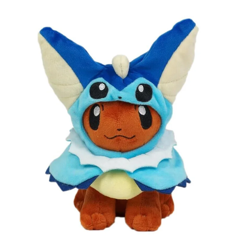 20 см 8 дюймов Аниме мультфильм Eevee пончо Umbreon Espeon Jolteon Vaporeon Sylveon flameon плюшевые куклы