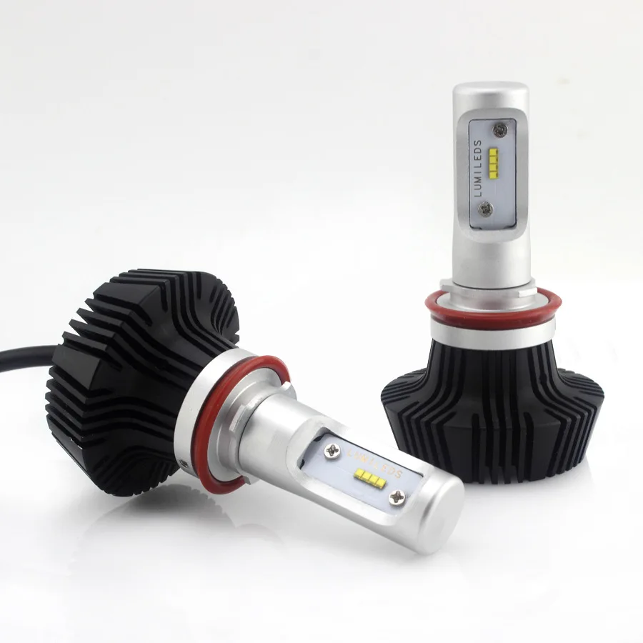 1set H1 H3 H4 H7 LED 30W 4000lm 6000K For Philips chip Car LED