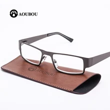 AOUBOU Brand Retro Reading Glasses Men 2 0 2 5 Anti fatigue Stainless Steel Spring Hinges