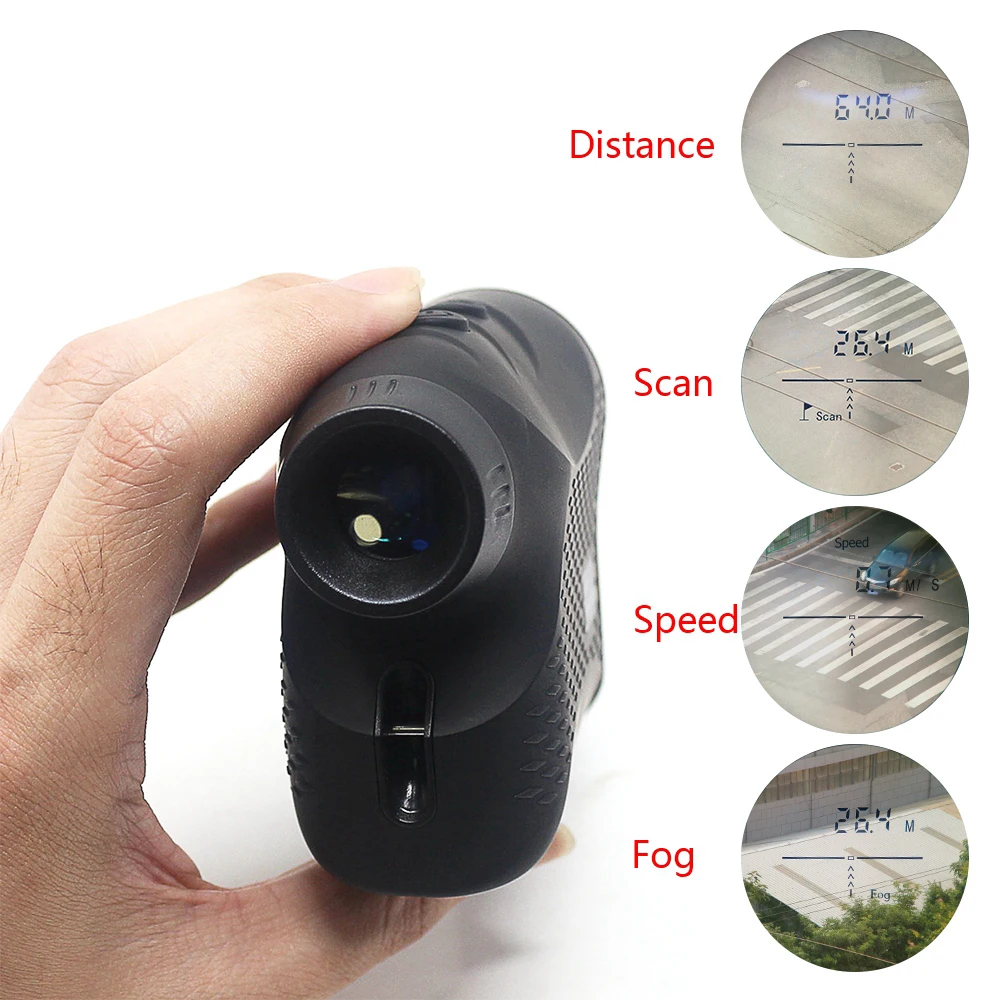 1200M 6x25 Digital Telescope Laser Ranger Finder Hunting Distance Measure Meter Handheld Golf Distance Sensor Laser Rangefinder