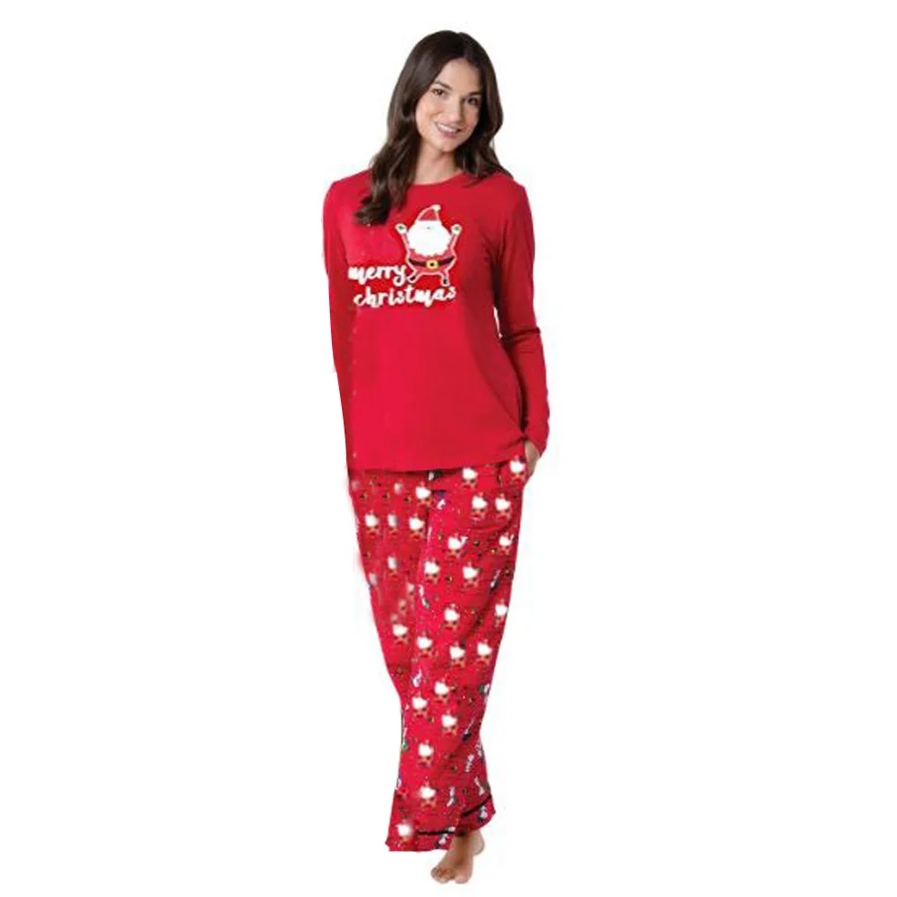Рождественская Ночная Пижама Семья подходящая друг к другу одежда Рождественская Пижама Семейный комплект для папы, мамы, дочери и сына, пижама, комплект одежды