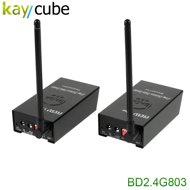 BADA 2.4 GHz 1.2 W Wireless Audio Video Transmitter dan Receiver untuk
