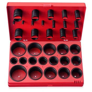

419pcs Universal O Ring Metric Washer Seals Watertightness Assortment Kit for Automotive Mechanics O-ring Rubber Silicone Gasket