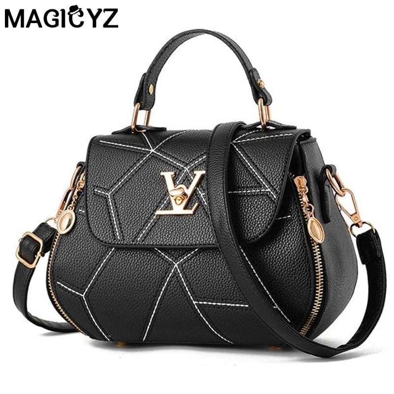 Famose Brand Womens Bag Luxury Leathe Handbags Shell thread Ladies Clutch Designer Bag Sac A Main