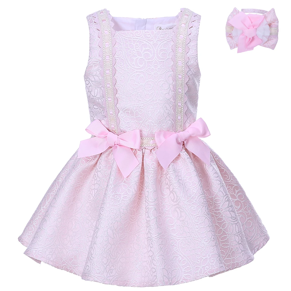 Cutestyles Summer Pink Flower Girl Dress Boutique Children Clothing ...