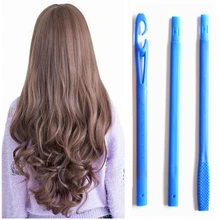 18 шт./компл. волшебные бигуди для волос Волшебные бигуди для волос с 3 шт., крючки, станок и Диаметр 2,5 см Спиральные Кудри легко Применение