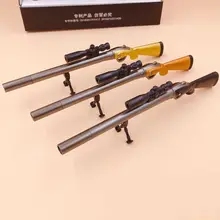 1 pçs criativo sniper rifle gel caneta 0.38mm tinta preta novidade escrita ferramenta caneta neutra kawaii crianças presentes artigos de papelaria suprimentos