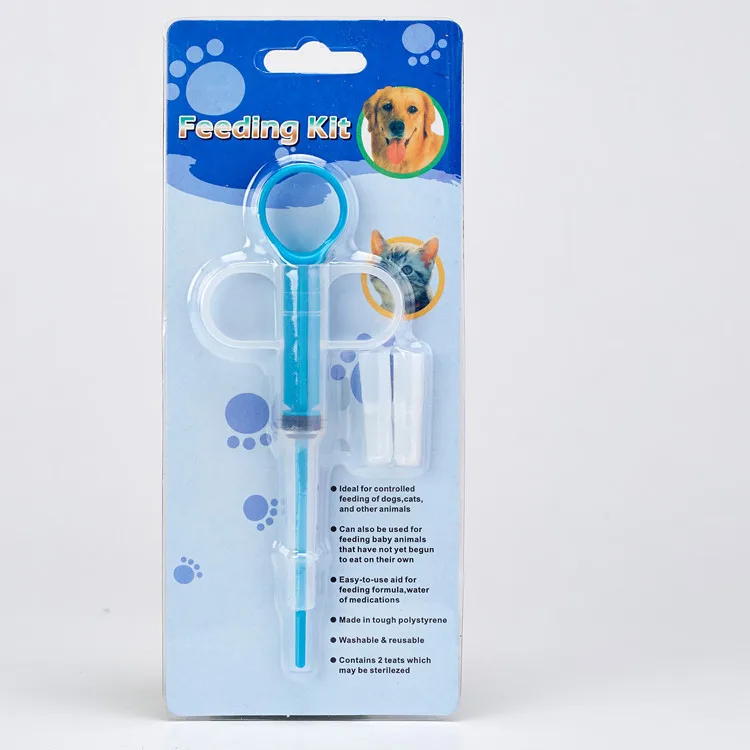 Dog Cat Pet Feeder Piller Medicine Dispenser Capsule Tablet Pill Feeding Injection Needle Kit Pet Puppy Dog Feeder (8)