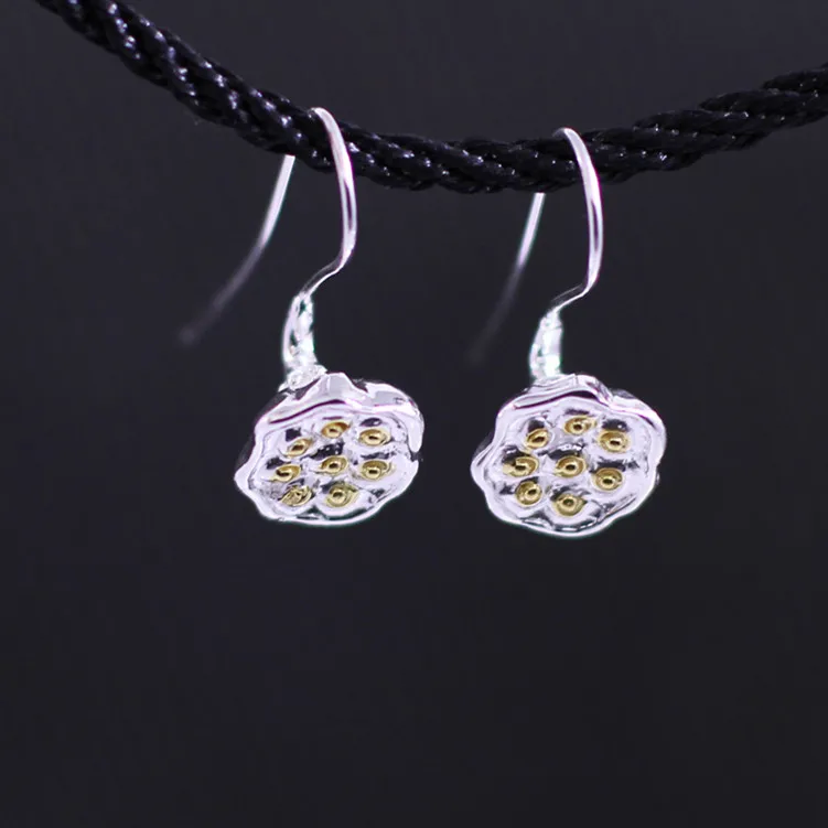 

S925 sterling silver jewelry wholesale Silver Bauhinia exquisite Earrings style female models