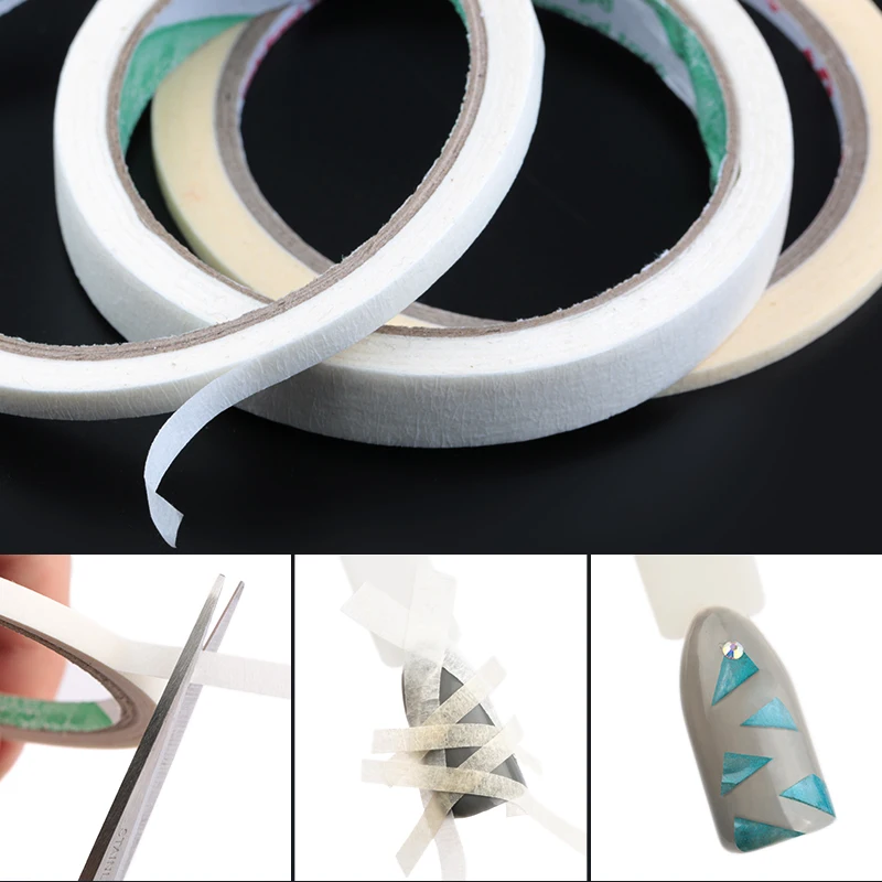 1Roll French Manicure Tips Masking Taps Do Pattern Nail Designs Stickers Tape For Nails Art Decorations