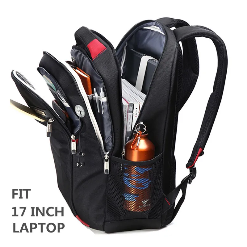 ASPEN Men and Women  Laptop Backpack 15.6  17 Inch Rucksack SchooL Bag Travel waterproof Backpack Male Notebook Computer Bag 