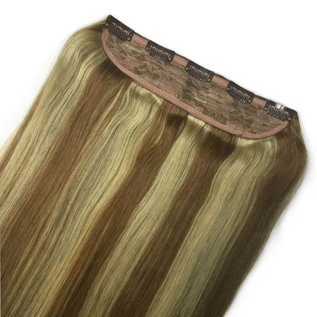 8 613 Brown Mix Blonde Free Combination Single One Piece Indian Remy Hair Clips 8 613 Brown Mix Blonde Free Combination Single One Piece Indian Remy Hair Clips