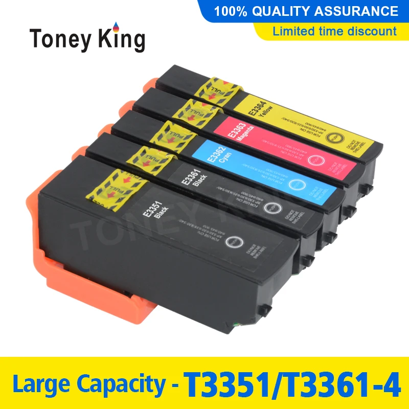 5 шт./упаковка картриджи для принтера EPSON T3351 33XL T33 | Компьютеры и офис