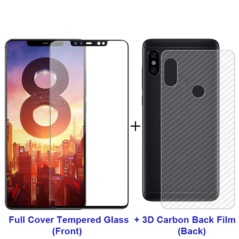 Полное покрытие закаленное стекло для Xiaomi Redmi 4X Note 5 Plus 4 4a 5A S2 защита экрана Mi 8 SE 6 6X