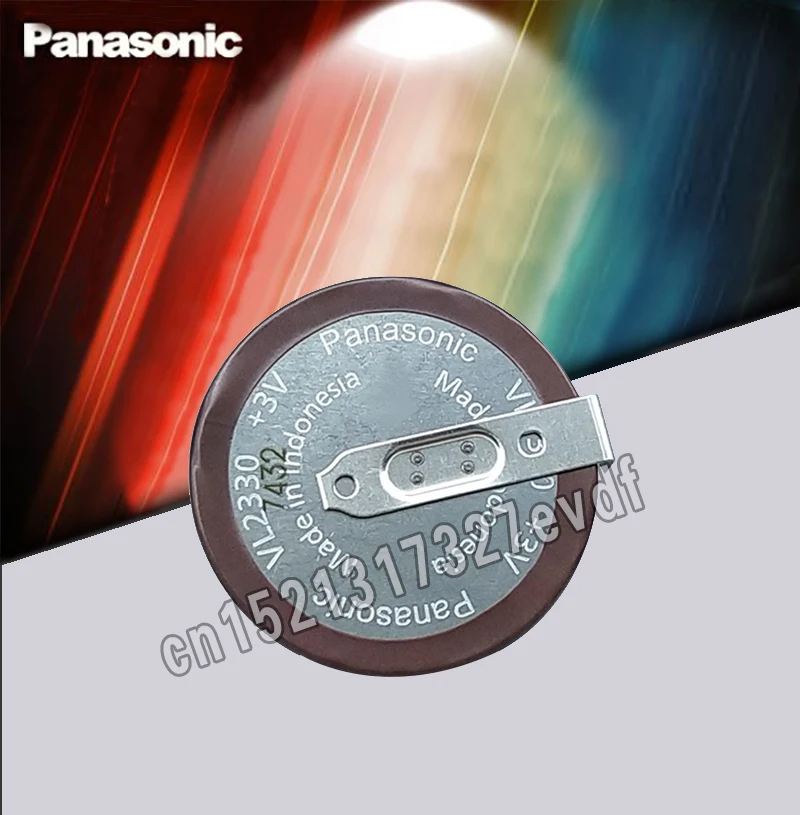 

1PCS Original New For PANASONIC VL2330 2330 Rechargeable lithium battery coin cell for car key button