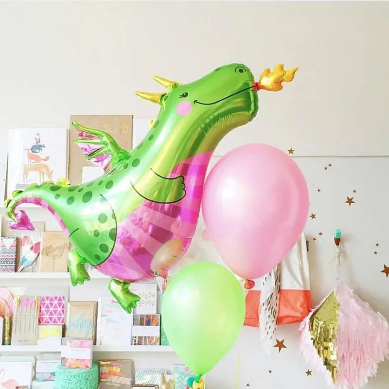 STARLZMU Jumbo dinosaurio globos de papel de aluminio, Helio globo de cumpleaños globos balon de Navidad decoraciones para el hogar Dino fiesta decoraciones STARLZMU Jumbo dinosaurio globos de papel de aluminio, Helio globo de cumpleaños globos balon de Navidad decoraciones para el hogar Dino fiesta decoraciones