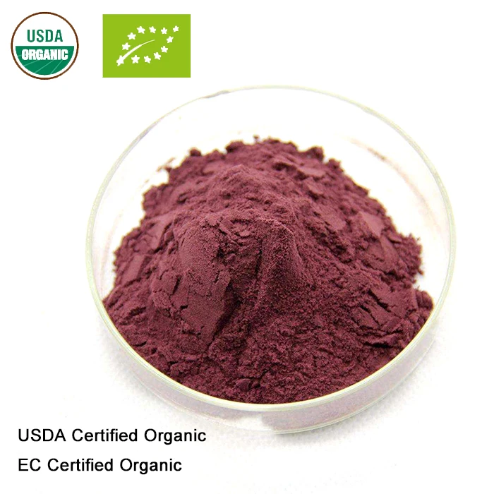 USDA и EC сертифицированный органический экстракт lingonberry 10:1 антоцианин