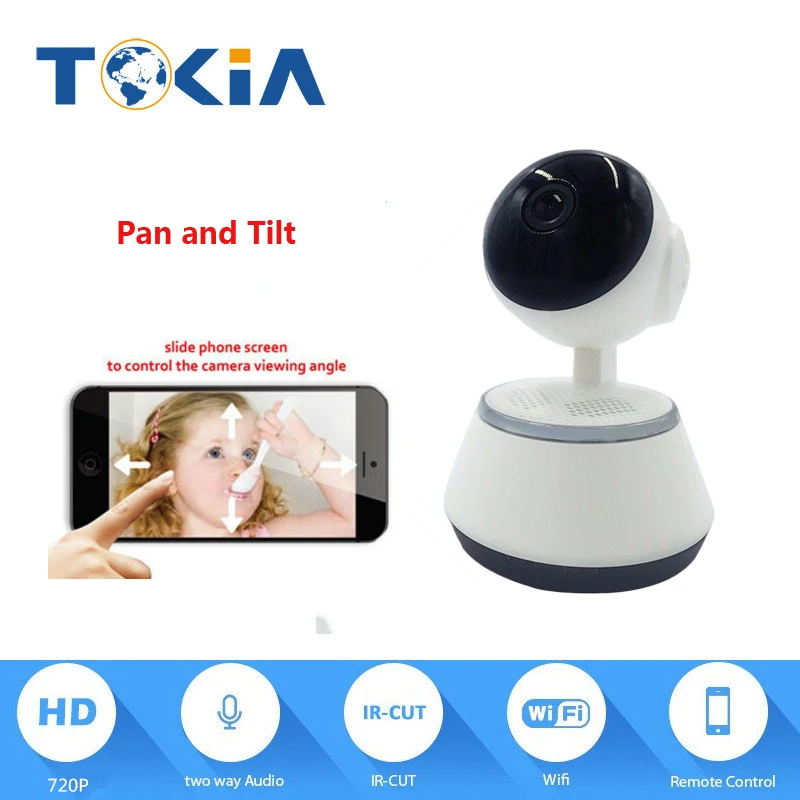 HD 720P IP Camera Pan Tilt WIFI Camera P2P Onvif two-way audio IR Cut Night Vision CCTV Surveillance Camera wireless ip camera wifi onvif two way audio pan tilt ir night vision home surveillance video security camera cctv network ip cam