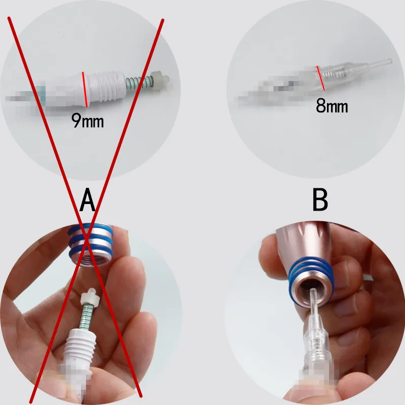 

Free shipping 50pcs Permanent Makeup needle cartridge for tattoo machines 1R tattoo needle tips