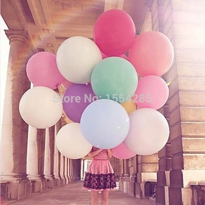 

Free Shipping 1pc 36 Inches Big Balloon inflatable Large Giant Latex Balloons For Birthday Decoration balao globos anniversaire