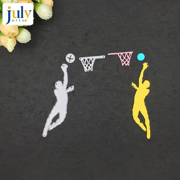 

Julyarts Metal Cutting Dies Basketball Cutting Scrapbooking Heart Carbon Steel Material Craft Creative Stamps Paper Card Stencil