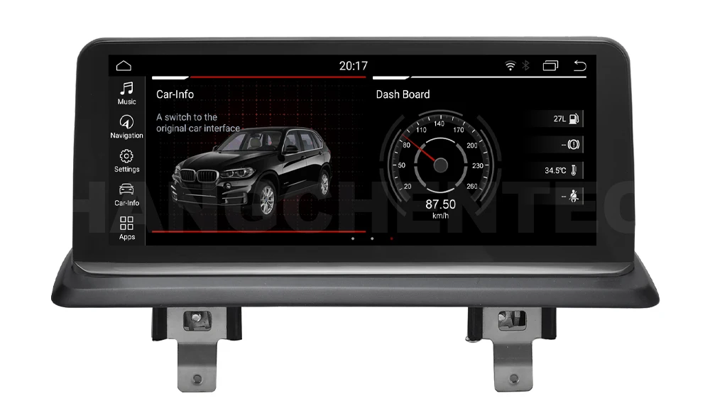 ID7 64G Android 9 экран для BMW 1 серии E81 E82 E87 E88 CCC Автомобильный мультимедийный gps навигатор Поддержка OEM iDrive BT Камера PDC SWC