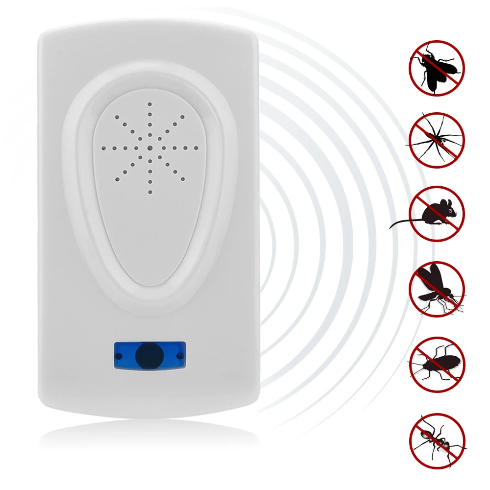 

Ultrasonic Pest Control Pest Repeller Rodent Insect Repellent Anti Moles Mosquito Killer Mouse Cockroach Rat Pill Bugs Dropship