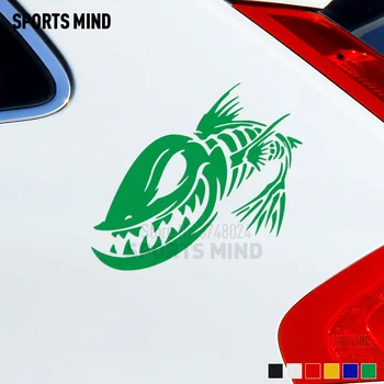 

12 Pieces Customizable Fish Skull Car Sticker Decal Car-styling For Bmw Honda Vw Ford Opel Renault Hyundai Peugeot Accessories