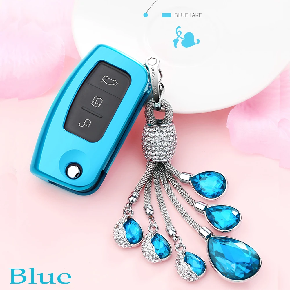 

2019 hot 3 Buttons Flip Folding Remote Control Key case cover shell for Ford Fiesta Focus 2 Ecosport Kuga Escape C Max Ka