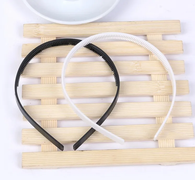 

2 pcs Plastic Teeth Hair Band Headbands 8mm wide Jewelry Findings hair accessory diy tools