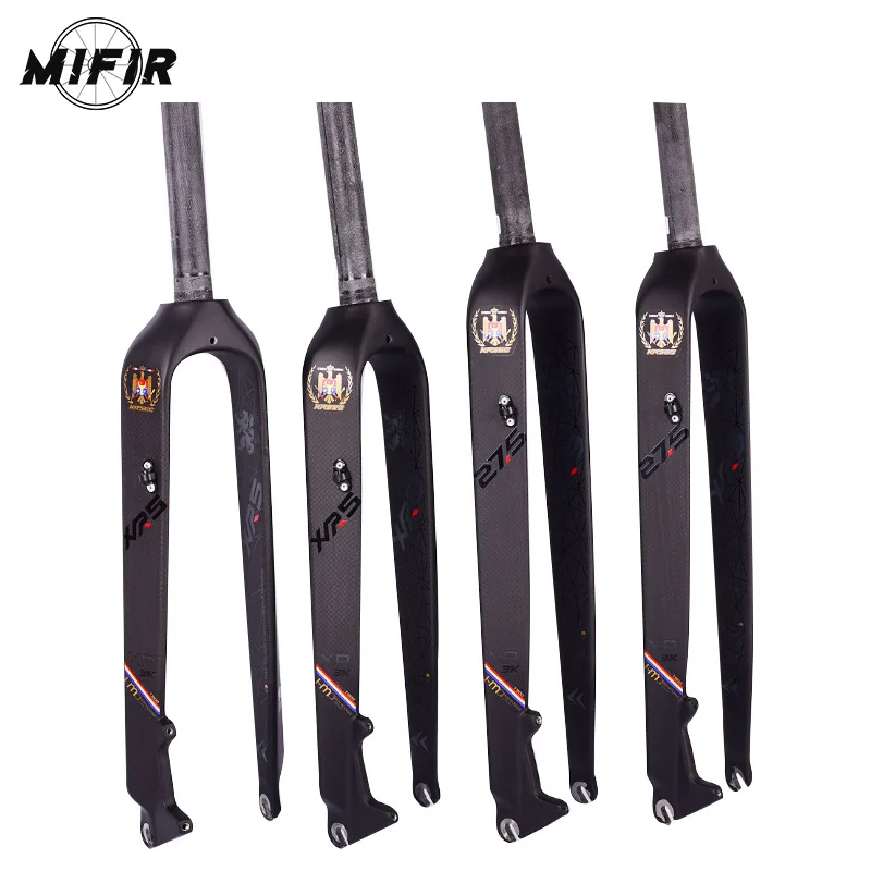 KRSEC 3K Full Carbon Fibre Bicycle Front Forks MTB Mountain Road Bike