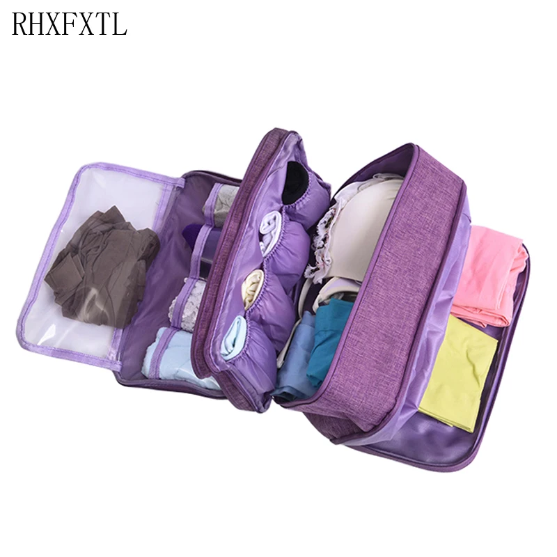 RHXFXTL Travel Organizer Women makeup bags Underwear Bras Bag Beautician Storage Bags high quality