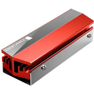 Jonsbo теплоотвод алюминиевый M.2 охлаждающий кулер теплоотвод тепловые термопрокладки для NGFF NVME PCIE 2280 SSD жесткий диск - Цвет лезвия: Красный