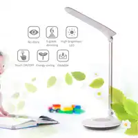 5.5 วัตต์ Led โคมไฟตั้งโต๊ะสำหรับอ่านหนังสือพับคลิปตารางโคมไฟสำหรับห้องนั่งเล่นห้องนอน 6 ระดับปรับความสว่างเดสก์ท็อป light