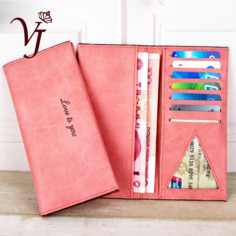 

Fashion Ultrathin Women's long Wallet female leather Purse lady Thin Wallets Clutches cards holder For girls carteras Slim