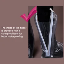 Водонепроницаемая обувь для дождя; нескользящие резиновые сапоги с многоразовые складные галоши крышка P7Ding