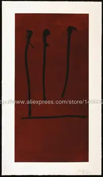 

Photo For Picture Free Shipping Canvas Art Flower abstract Decorative Painting Graffiti Robert Motherwell American